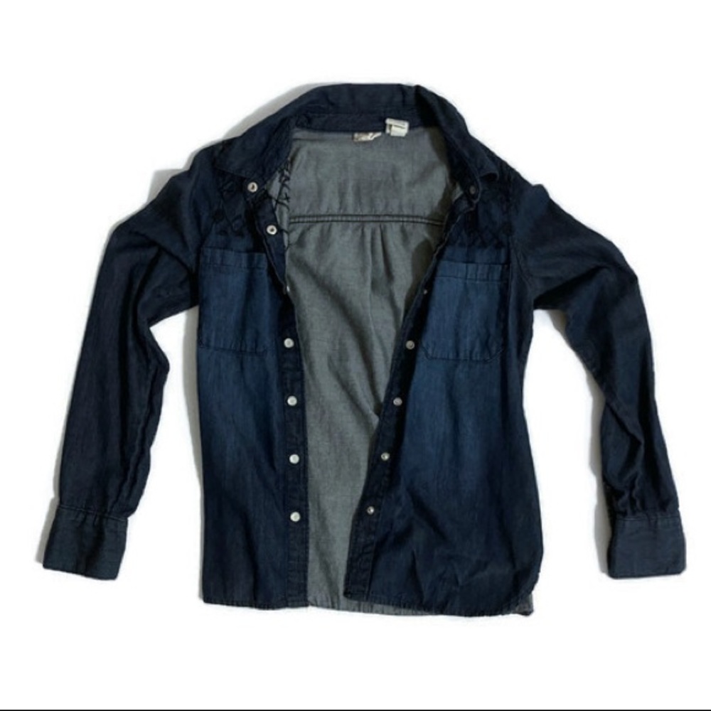 Dark Blue Clip Jacket